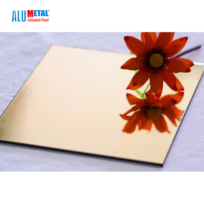 5800mm मिरर एल्युमिनियम कम्पोजिट पैनल 4mm AA5005 Anodized