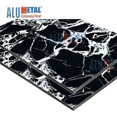 कृत्रिम पत्थर 4 मिमी एल्यूमिनियम सैंडविच पैनल FEVE 5800mm AA3003