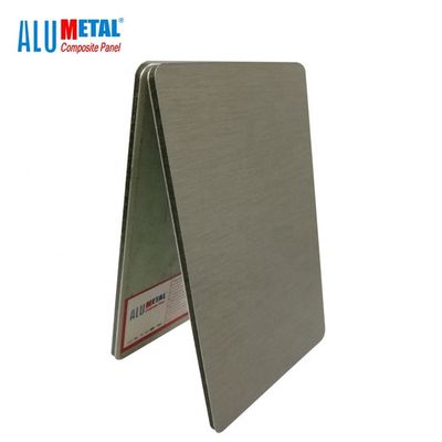 3 मिमी प्लास्टिक धातु समग्र पैनल Vmzinc एल्यूमिनियम क्लैडिंग इंडोर 0.7 मिमी