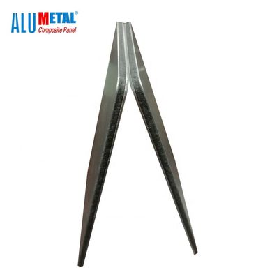 PVDF लेपित ACM धातु समग्र पैनल 0.55mm Elzinc 960mm जीवाणुरोधी