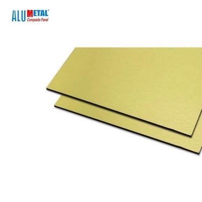 5 मिमी पीवीसी ब्रश एल्यूमीनियम समग्र पैनल शीट AA3003 Nacreous