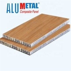 0.08MM प्लास्टिक स्टोन हनीकॉम्ब पैनल बोर्ड आउटडोर 1000 मिमी A2 FR